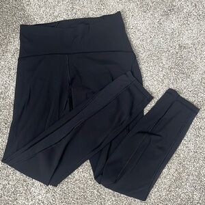 Lululemon Wunder under high rise side mesh leggings